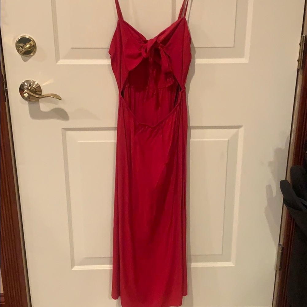 Red dress